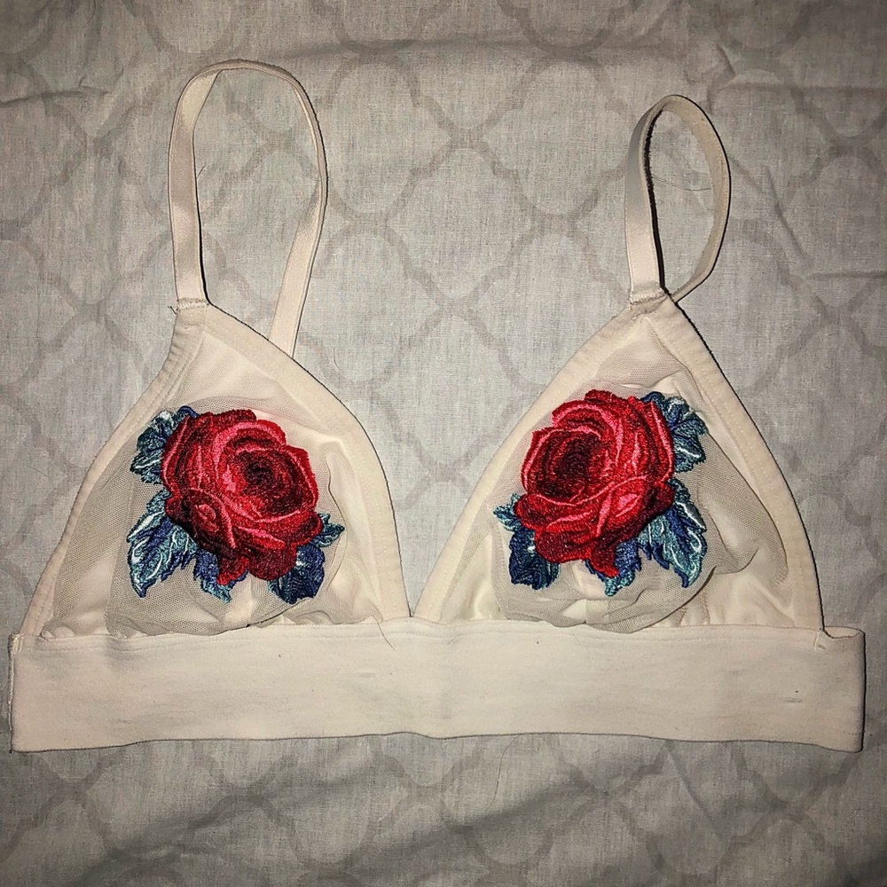 Victoria’s Secret Rose Patch Bralette